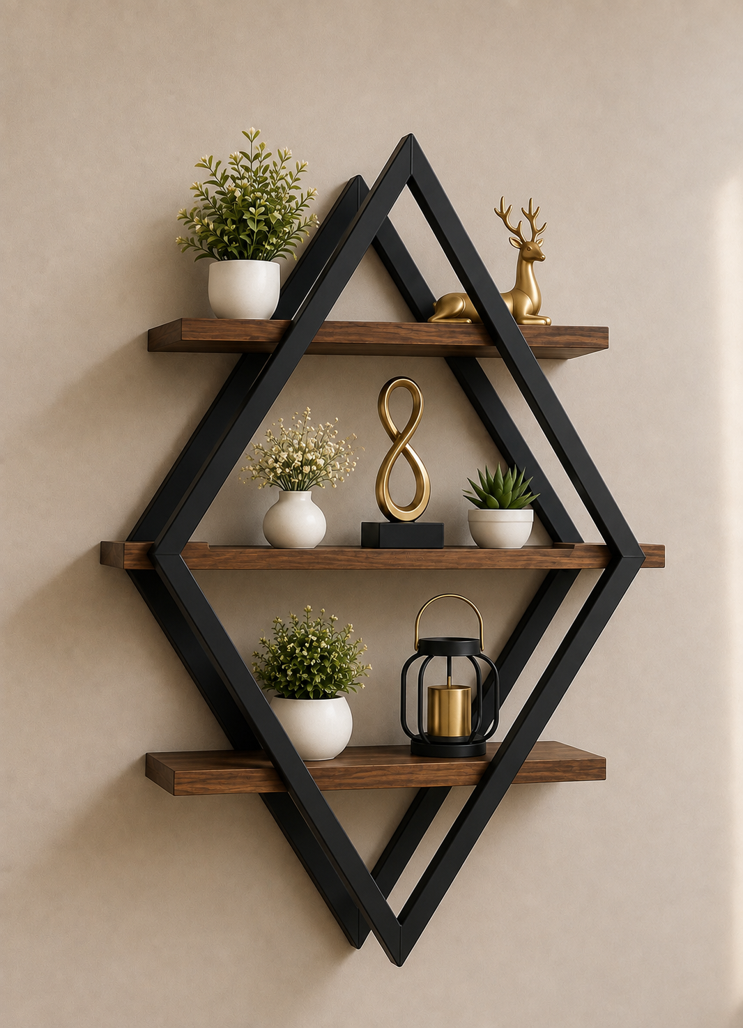 Cube Wooden Self